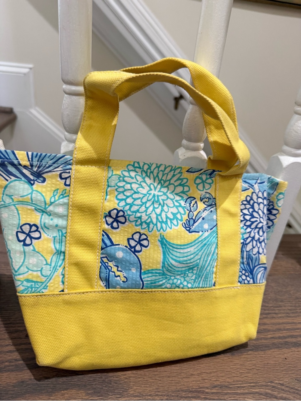 Mini Lilly Pulitzer Canvas Tote - Picture 2 of 3